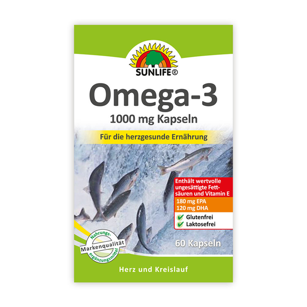 Omega-3 1000 Mg Capsules – SUNLIFE®